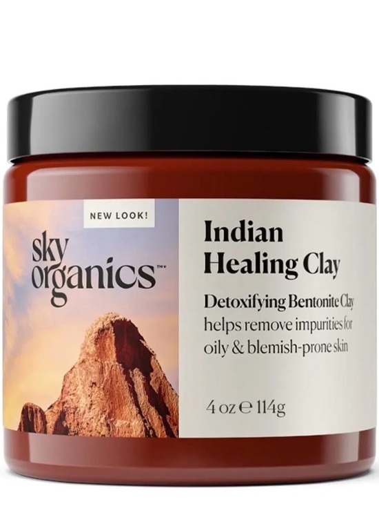 Sky Organics Other - Sky Organics Indian Healing Clay - Detoxifying Bentonite Clay